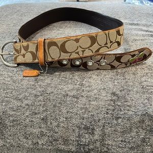 Coach belt tan 40inches long